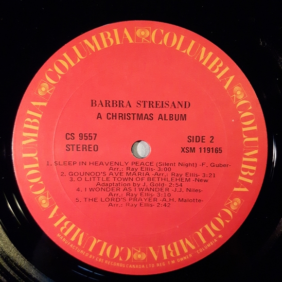 Barbra Streisand - A Christmas Album - Vinyl LP Record - Picture 4 of 4